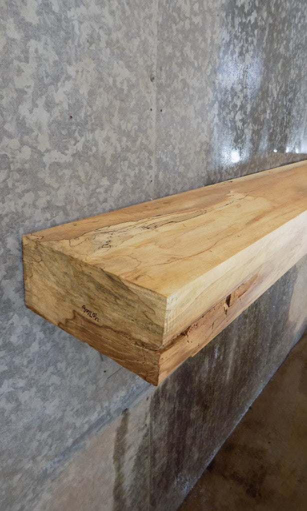 Rustic Kiln Dried Thick Cut Maple Mantel Slab/Lumber Board 40766