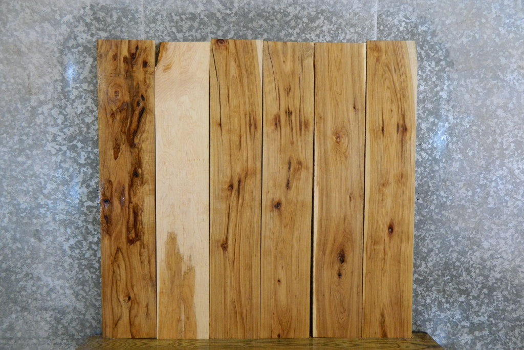 6- Kiln Dried Rustic Hickory Craft Pack/Lumber Boards 41024-41025