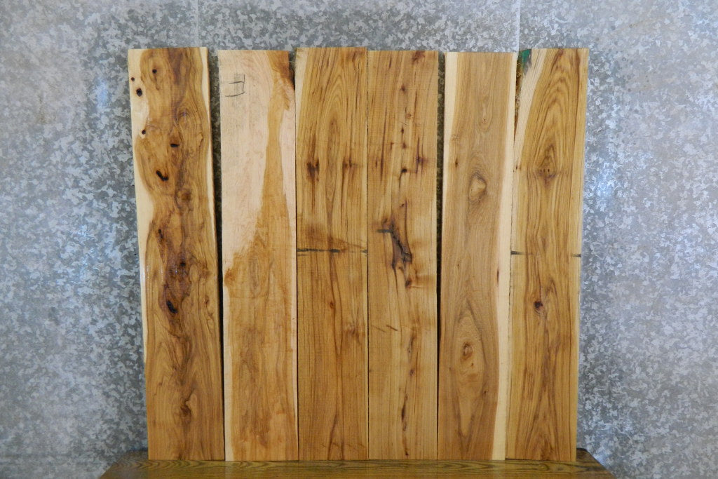 6- Kiln Dried Rustic Hickory Craft Pack/Lumber Boards 41024-41025