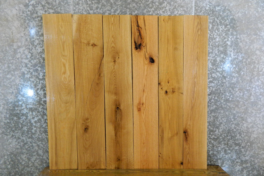 6- Rustic Red Oak Kiln Dried Craft Pack/Lumber Boards 41113-41114