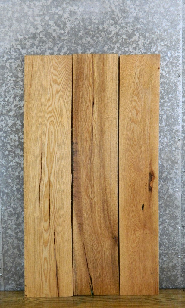 3- Kiln Dried Reclaimed Red Oak Craft Pack/Lumber Boards 41132