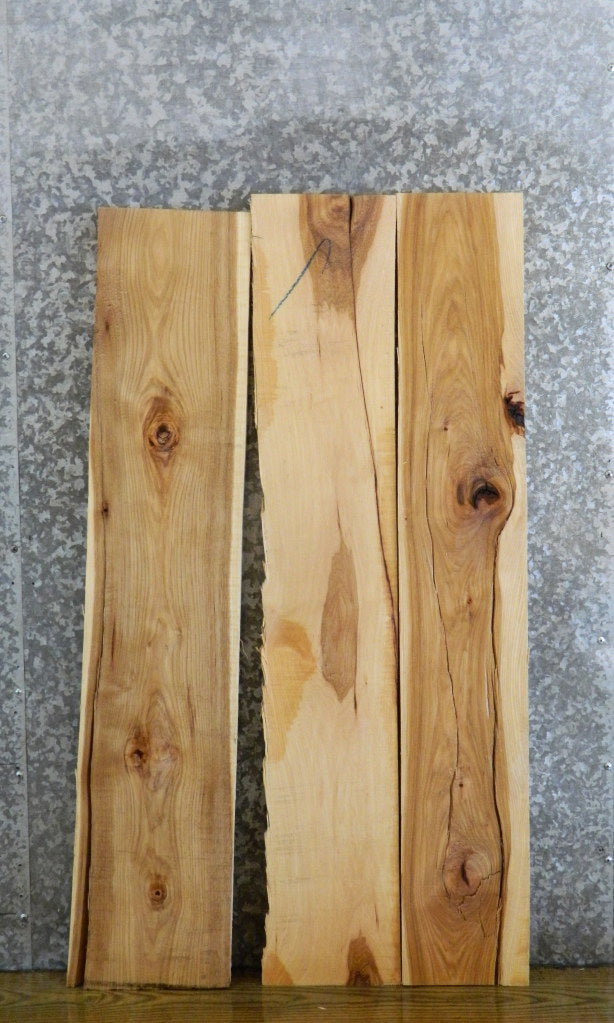 3- Kiln Dried Hickory Reclaimed Lumber Pack/Craft Boards 41177
