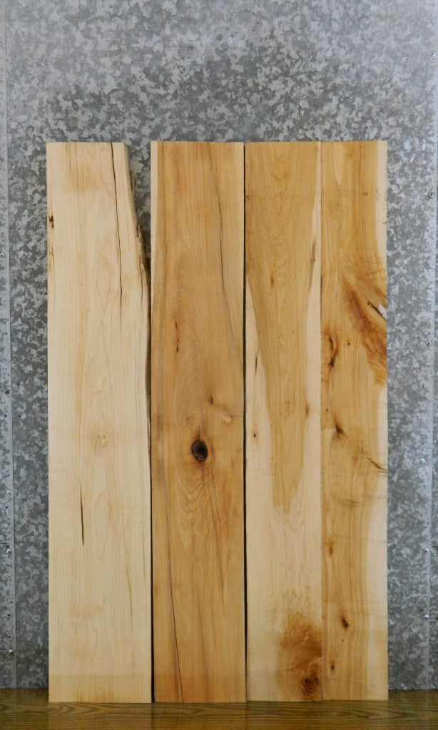 4- Salvaged Hickory Kiln Dried Lumber Boards/Craft Pack 41241