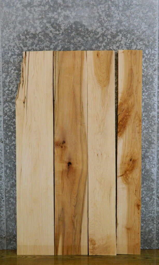4- Salvaged Hickory Kiln Dried Lumber Boards/Craft Pack 41241