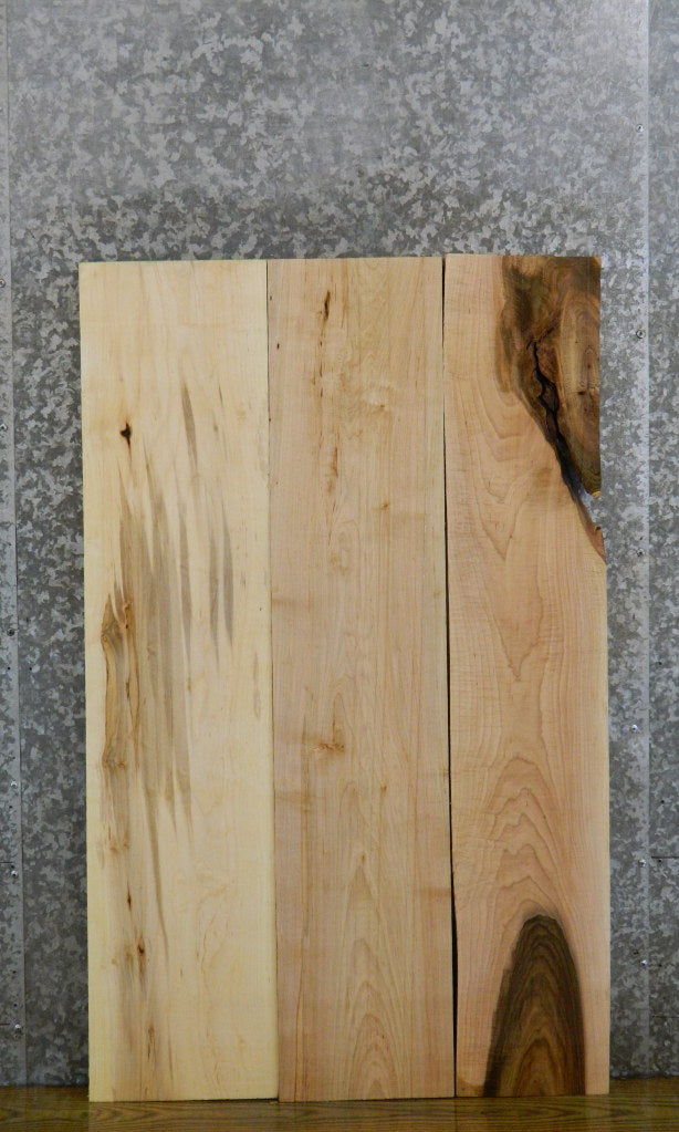 3- Maple Kiln Dried Reclaimed Lumber Pack/Craft Boards 41415