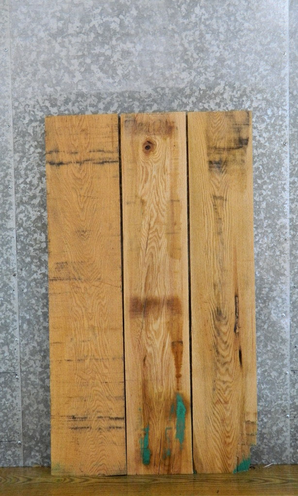 3- Reclaimed Kiln Dried Red Oak Lumber Boards/Craft Pack 41456