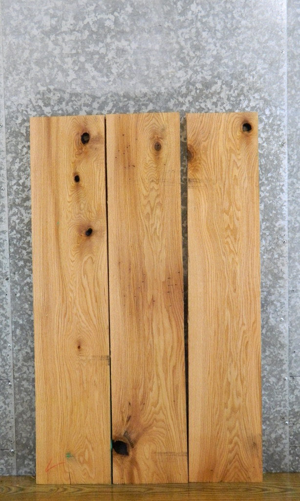 3- Kiln Dried Red Oak Salvaged Lumber Boards/Craft Pack 41476