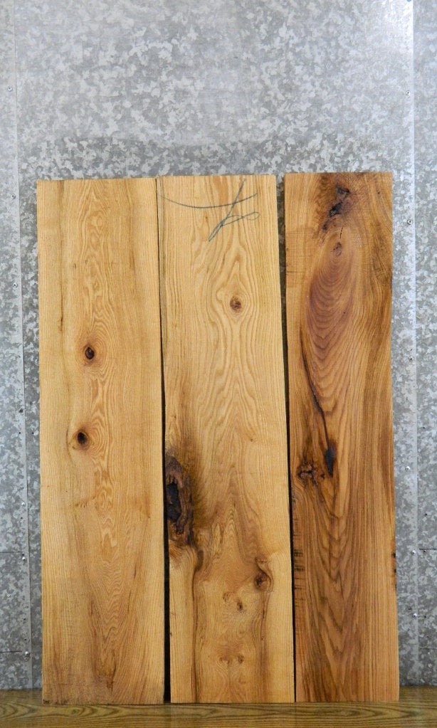 3- Reclaimed Red Oak Kiln Dried Lumber Boards/Craft Pack 41493
