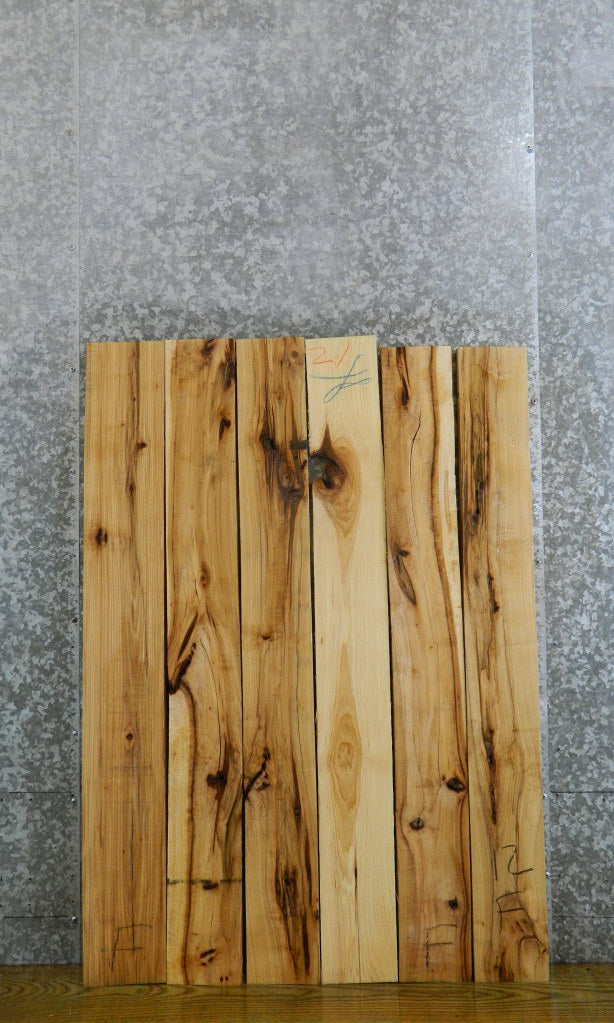 6- Kiln Dried Hickory Salvaged Craft Pack/Lumber Boards 41629-41630