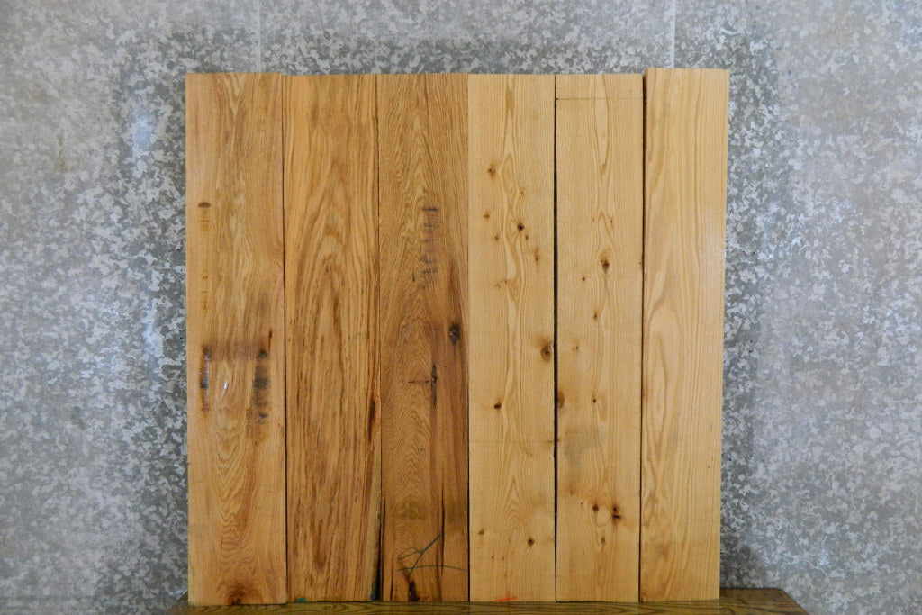 6- Reclaimed Kiln Dried Red Oak Lumber Boards/Craft Pack 41650-41651