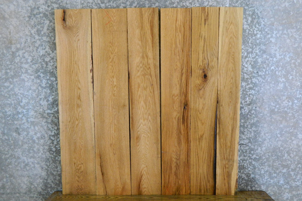 6- Kiln Dried Reclaimed Red Oak Lumber Boards/Craft Pack 41693-41694