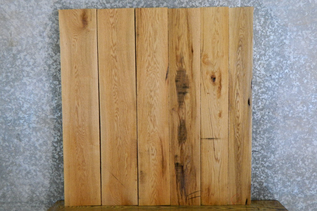 6- Kiln Dried Reclaimed Red Oak Lumber Boards/Craft Pack 41693-41694
