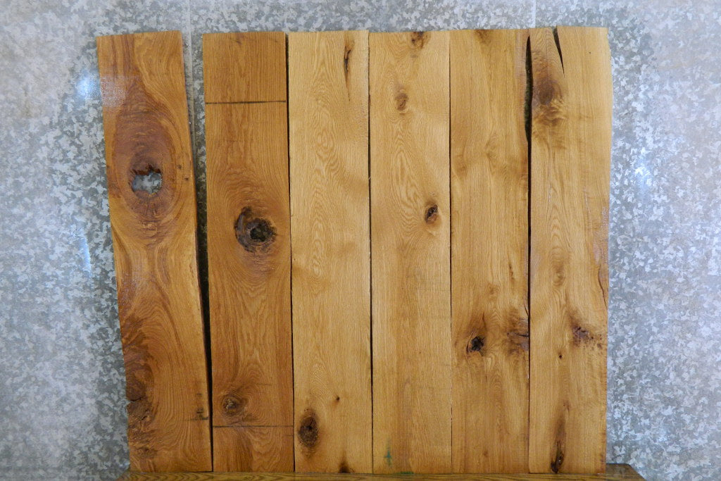 6- Salvaged Red Oak Kiln Dried Lumber Boards/Craft Pack 41845-41846