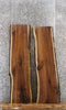 Thumbnail for 2- Black Walnut Live Edge Bench Slabs, Wood Table Top 42006