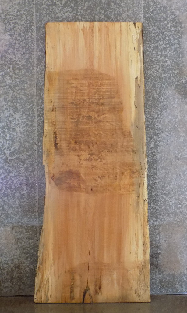 Rustic Live Edge Spalted Maple Bar/Table Top Wood Slab 42012