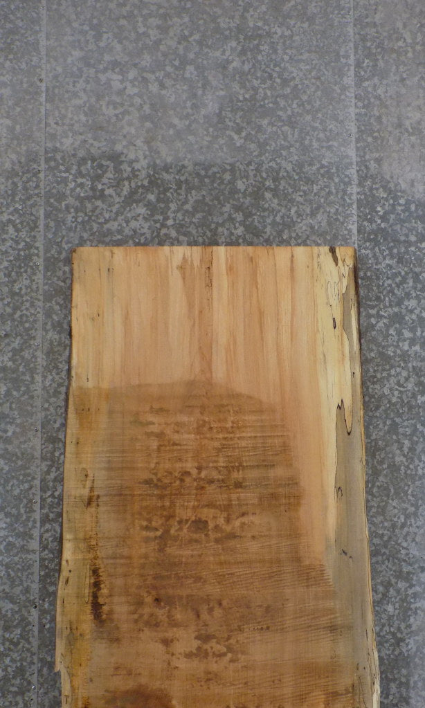 Rustic Live Edge Spalted Maple Bar/Table Top Wood Slab 42012