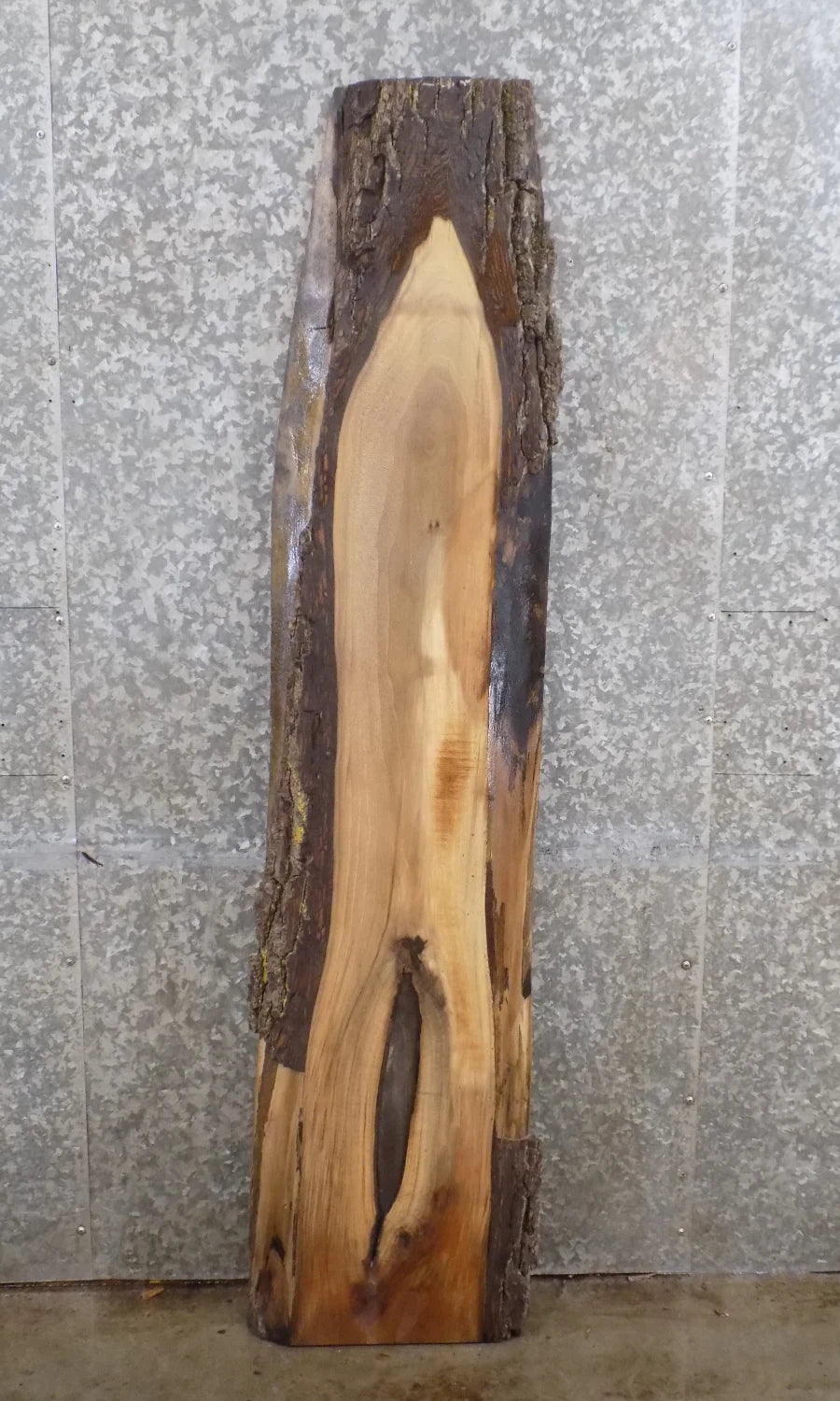 Black Walnut Bar Top/Live Edge Sofa Table Top Slab CLOSEOUT 42015
