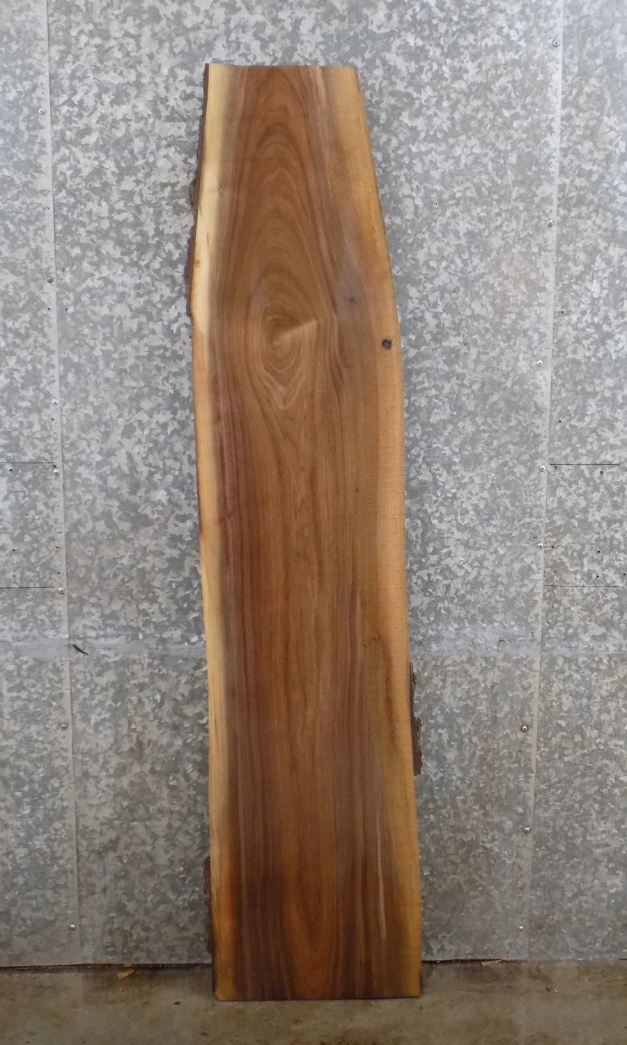 Black Walnut Bar Top/Live Edge Sofa Table Top Slab CLOSEOUT 42015