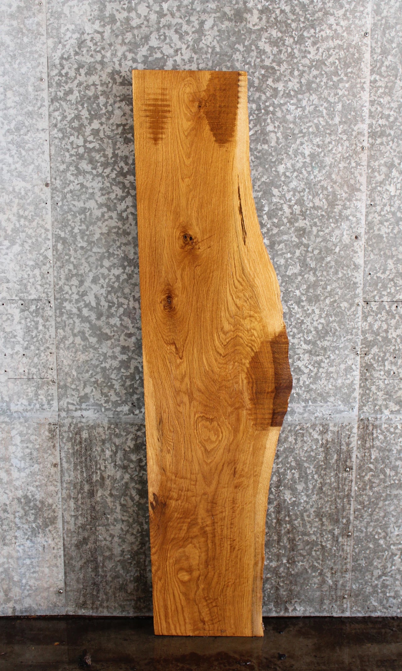 Live Edge White Oak Console Table/Bar Top Slab 42029