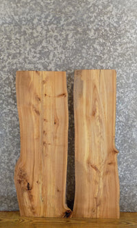 Thumbnail for 2- Rustic Live Edge Elm DIY Charcuterie Boards/Wood Shelf Slabs 4206-4207