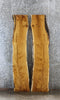 Thumbnail for 2- White Oak Live Edge Book Match River Table/Bar Top Slabs 42076-42077