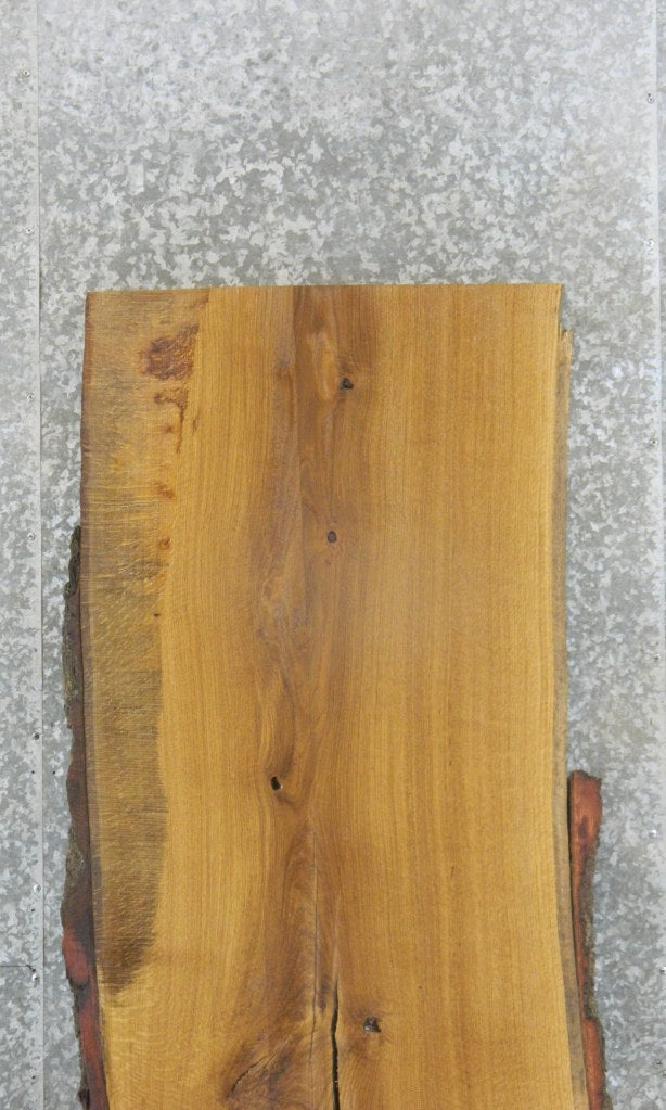 Hardwood Live Edge Slab, White Oak Bar Top, Office Desk Slab 42086