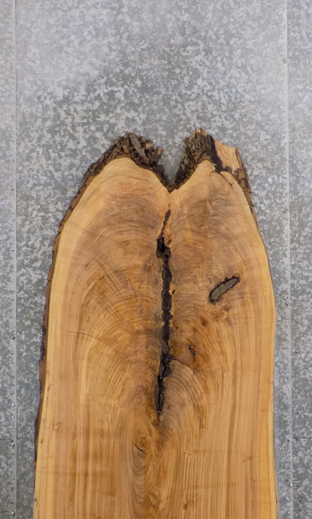 Live Edge Salvaged Ash Office Desk/Table Top Wood Slab 42095