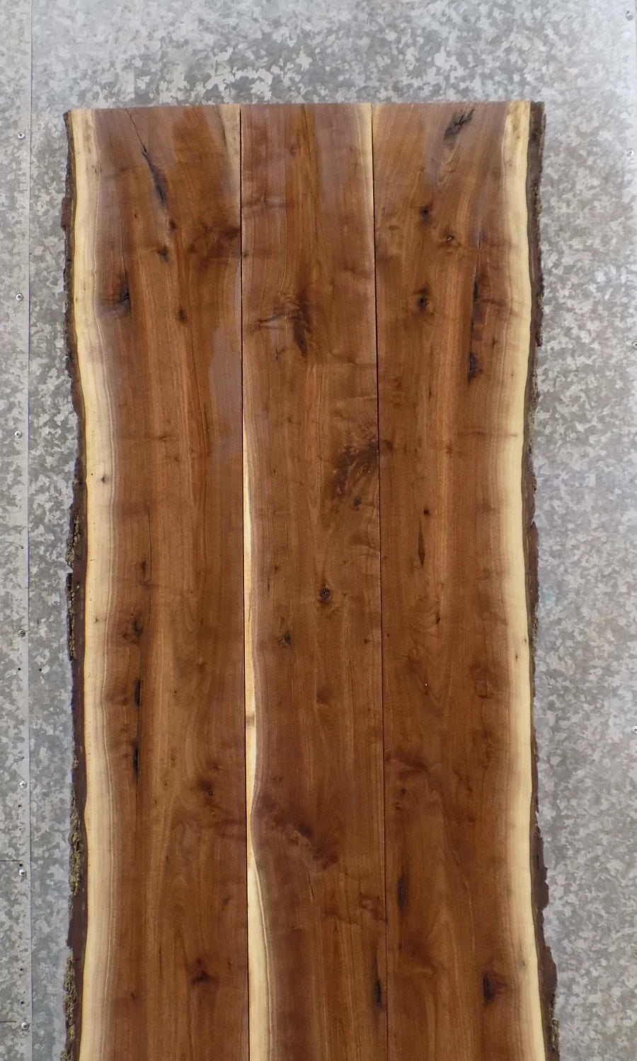 3- Live Edge Black Walnut Dining Table Top Wood Slabs 42096-42098