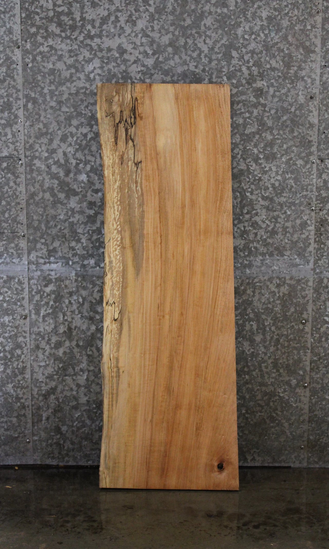 Spalted Maple Live Edge Bench/Shelf Slab 42110