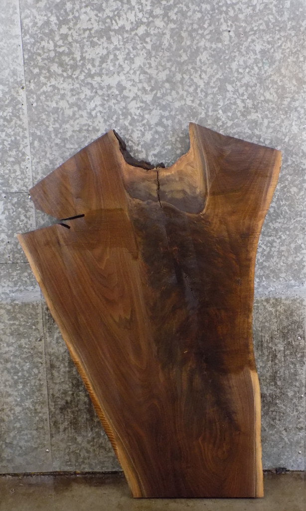 Rustic Black Walnut Live Edge Coffee Table/Desk Top Slab 42111