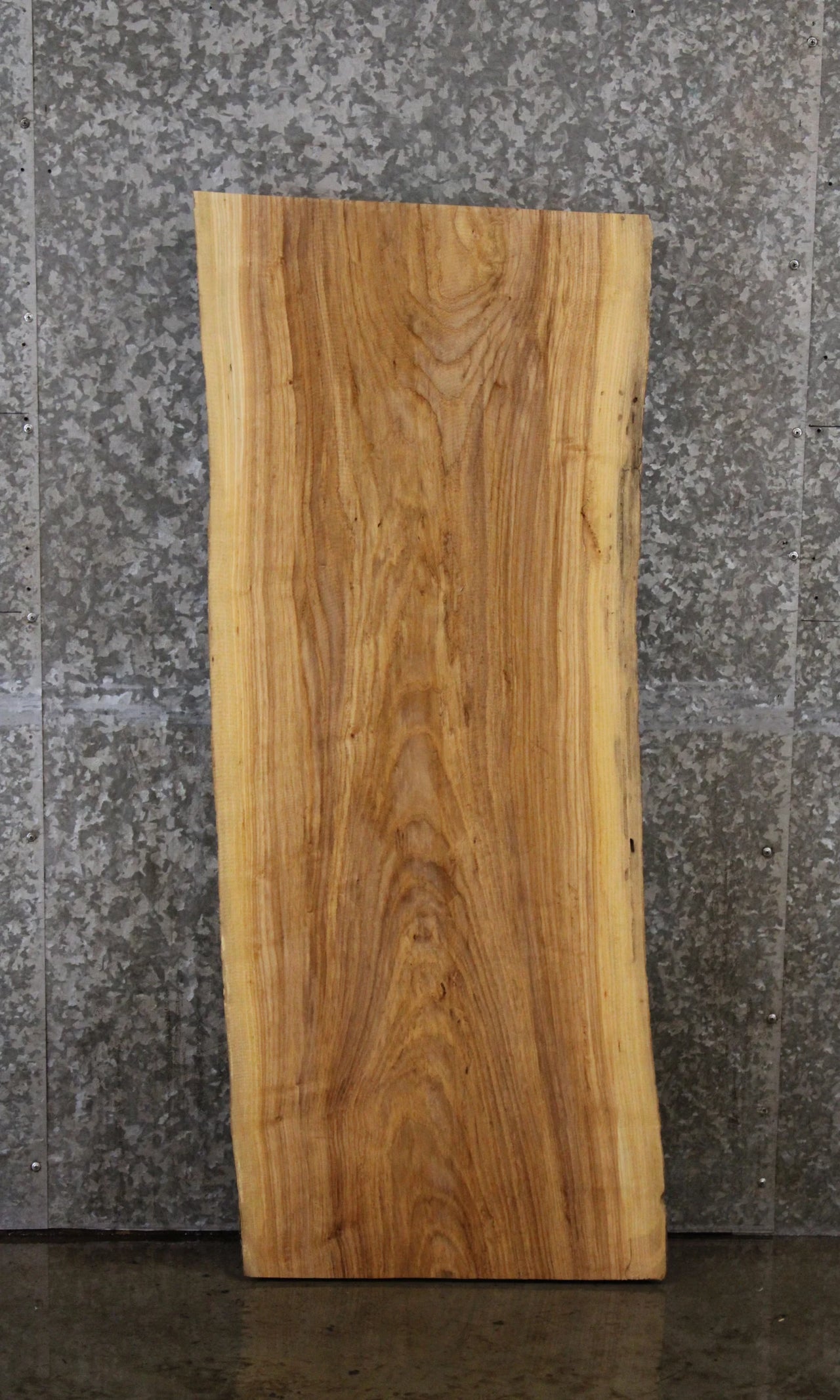 Ash Live Edge Bench Slab, Wood Table Top 42112