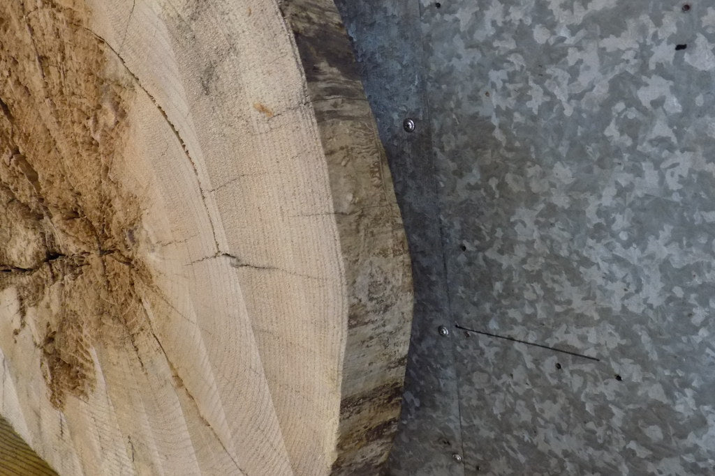 Live Edge Thick/Round Cut Ash Coffee Table Top Slab CLOSEOUT 42122