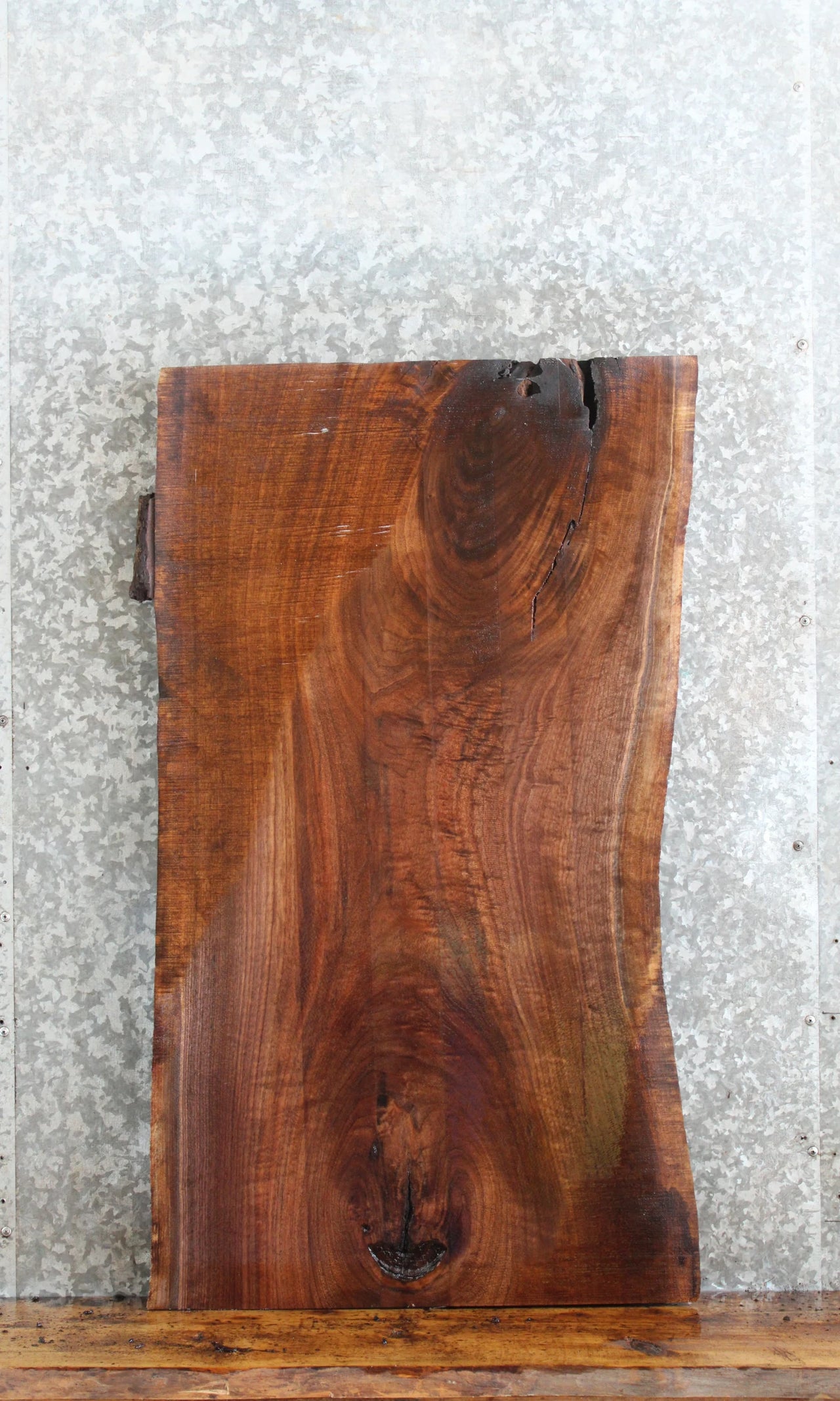Live Edge Black Walnut Sofa/Console Table Top Slab 42124