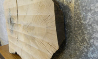 Thumbnail for White Oak Live Edge Round Cut Table Top Wood Slab CLOSEOUT 42147