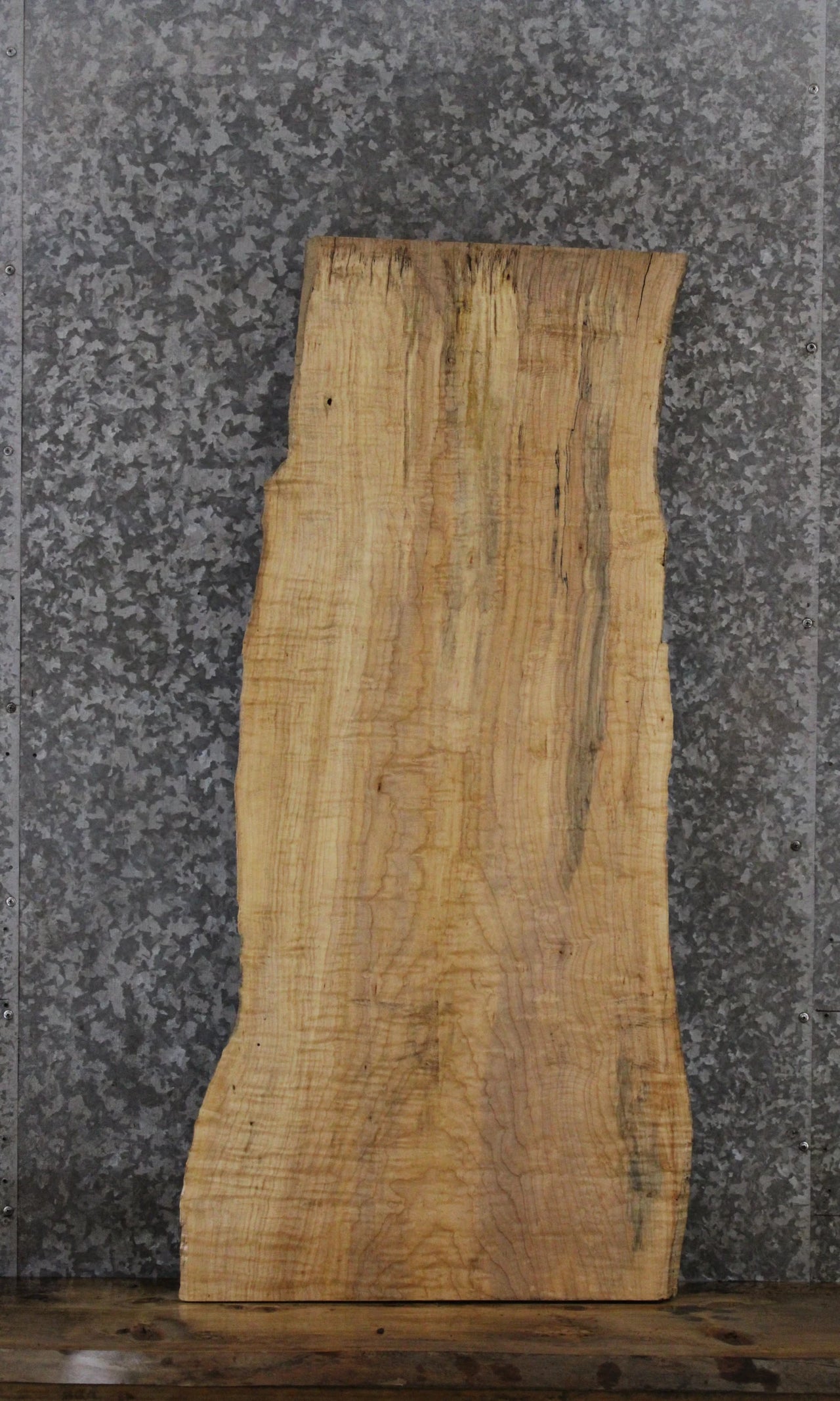 Hard Maple Live Edge End Table/Shelf Slab 42170