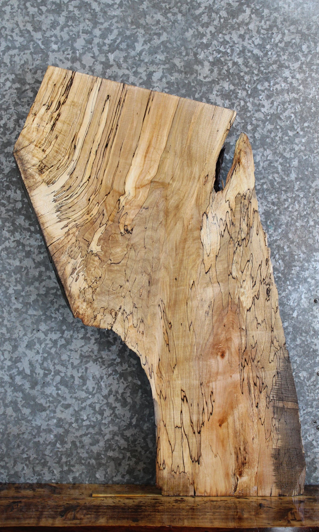 Live Edge Spalted Maple Side/Coffee Table Top Slab 42179