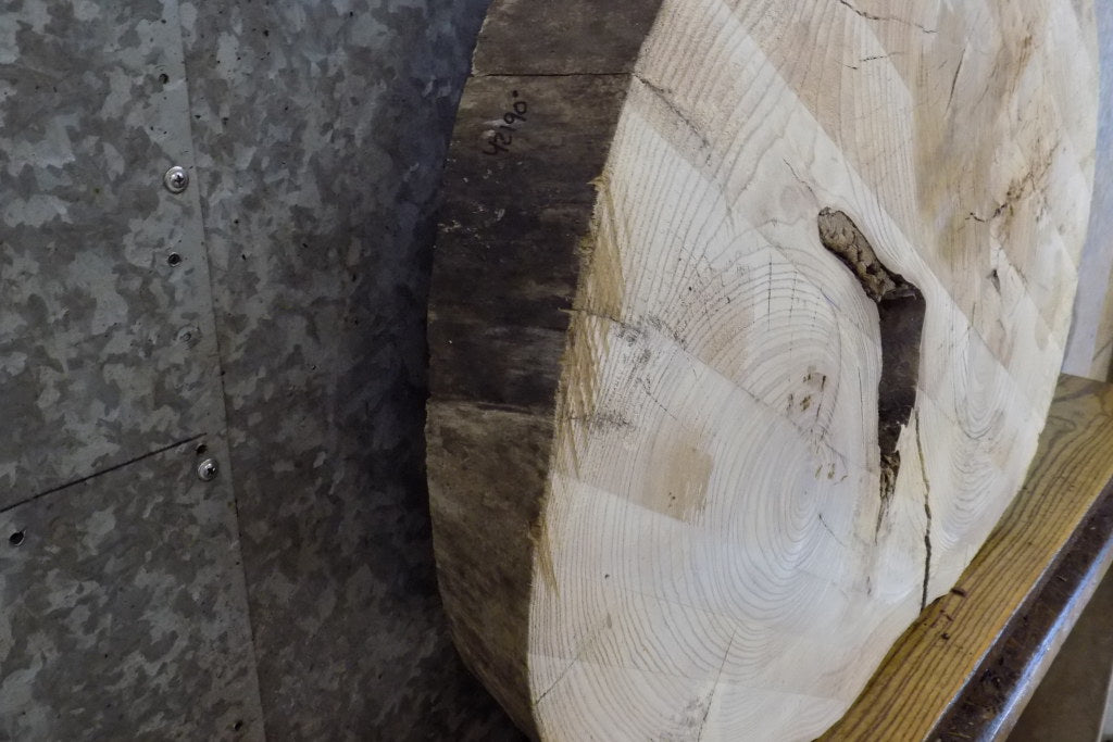Live Edge Round Cut Ash Coffee Table Top Wood Slab CLOSEOUT 42190