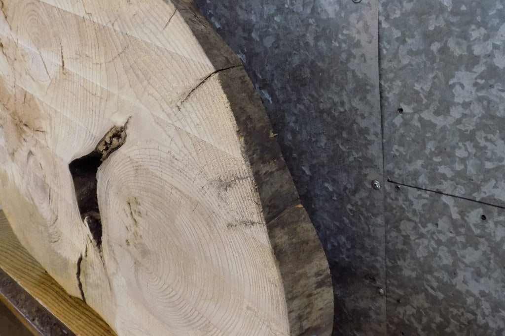 Live Edge Round Cut Ash Coffee Table Top Wood Slab CLOSEOUT 42192