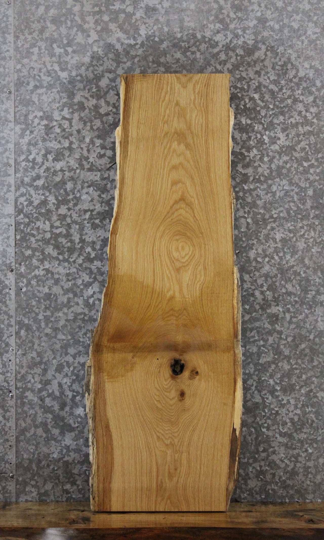Oak Live Edge Shelf/Taxidermy Slab 42202