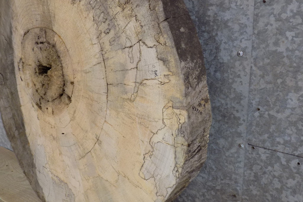 Maple Round Cut Live Edge Rustic Coffee Table Top Slab 42210