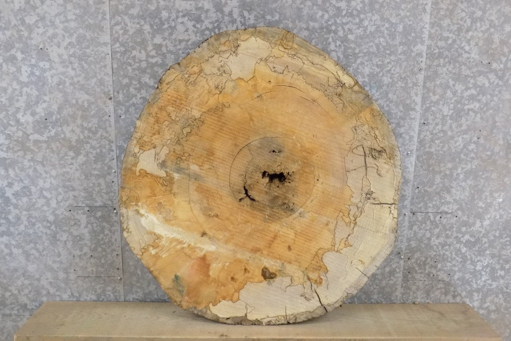 Maple Round Cut Live Edge Rustic Coffee Table Top Slab 42210