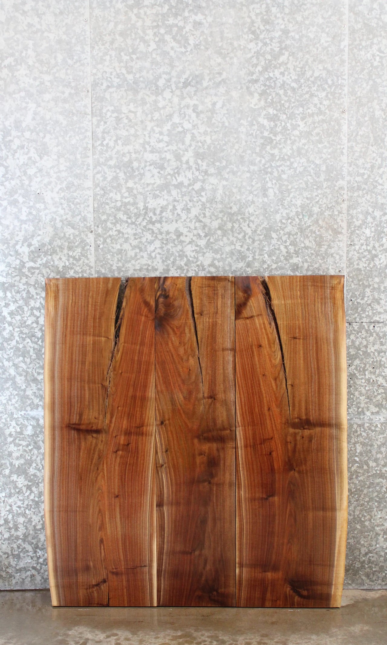 3- Black Walnut Table Top Set Slabs, Coffee Table, Bookmatched 42211
