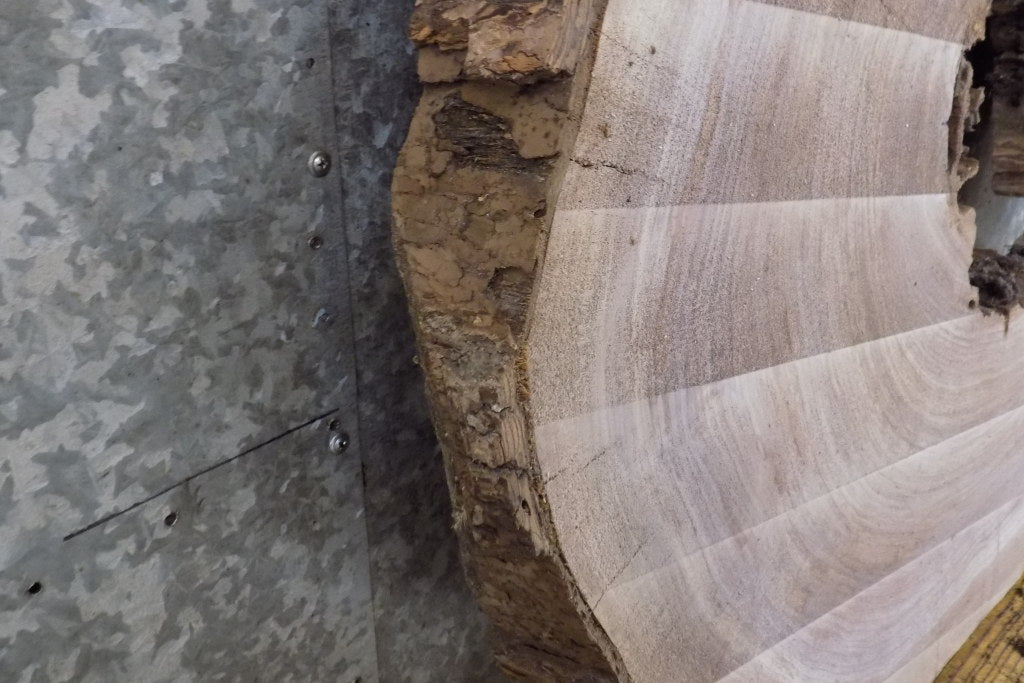 Live Edge Black Walnut Coffee Table Top, Epoxy Slab 42256