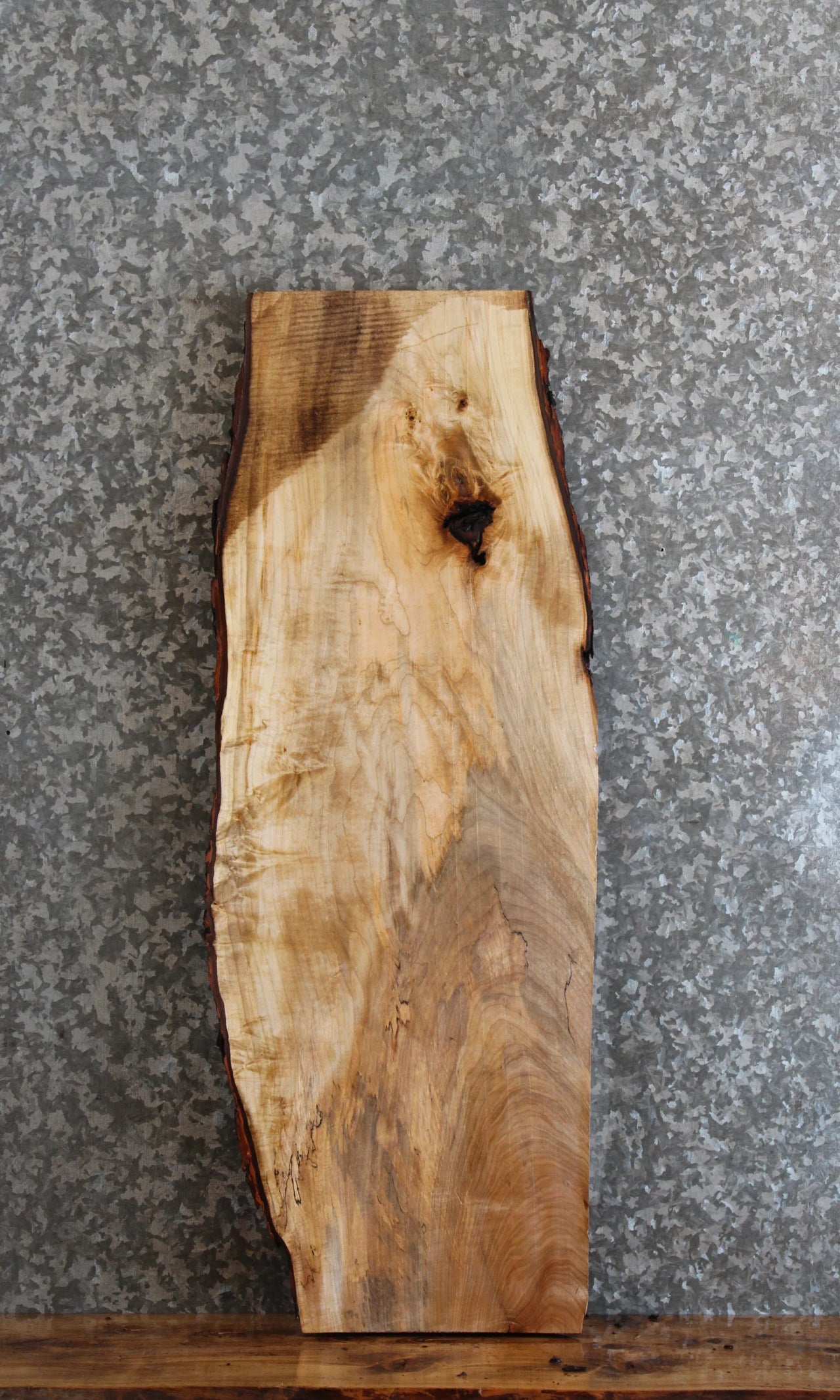 Live Edge Maple Sofa/Side Table Top/Wall Shelf 4227