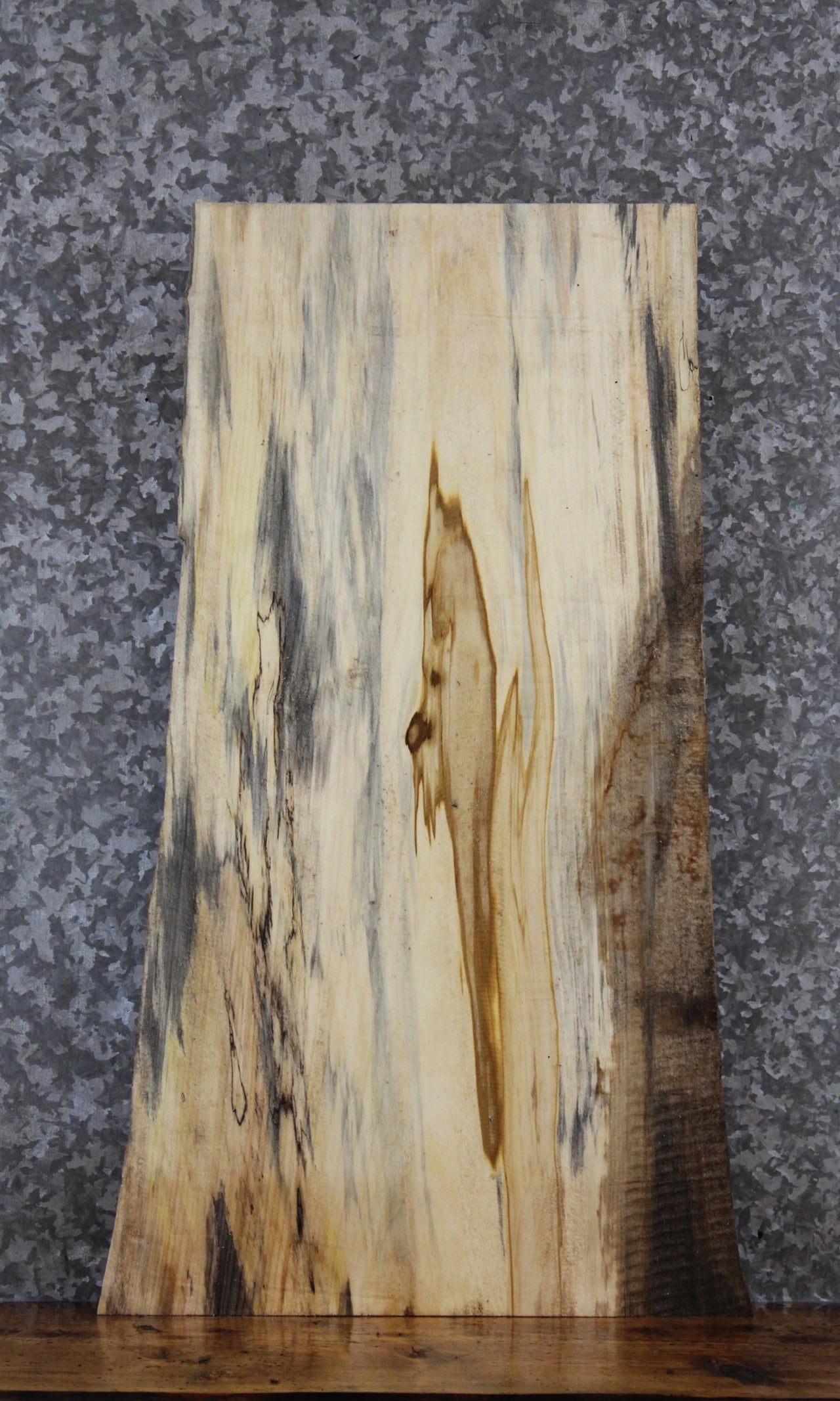Live Edge Spalted Maple Side/Console Table Top Slab 42294