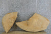 Thumbnail for 2- Live Edge Oval Cut Ash Split Board Slab Halves 42295