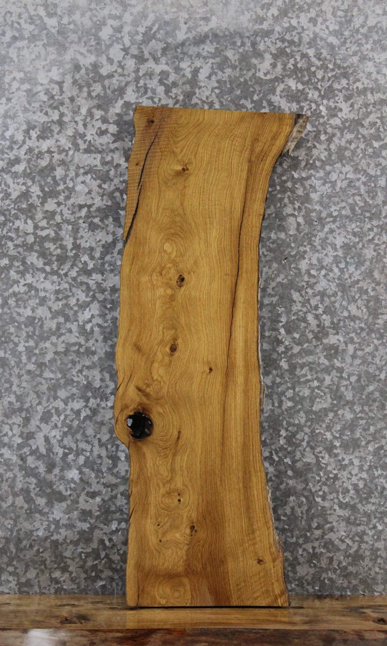 Oak Live Edge Taxidermy/Foot Stool Slab 42305