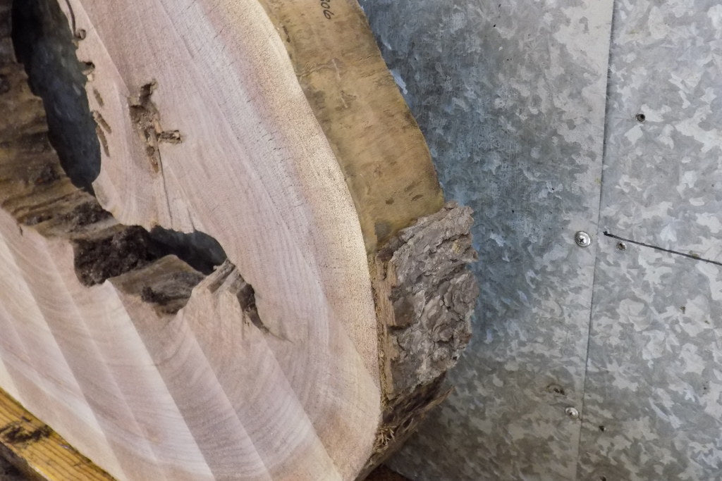 Black Walnut Live Edge Coffee Table Top Slab, Epoxy 42306
