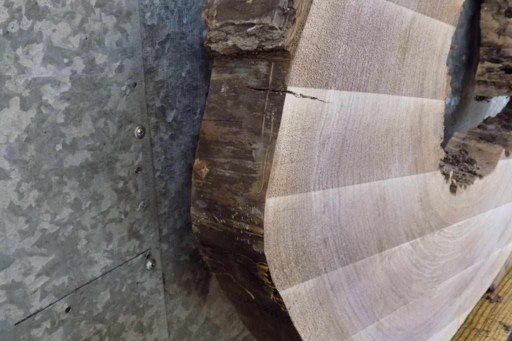 Black Walnut Live Edge Coffee Table Top Slab, Epoxy 42307