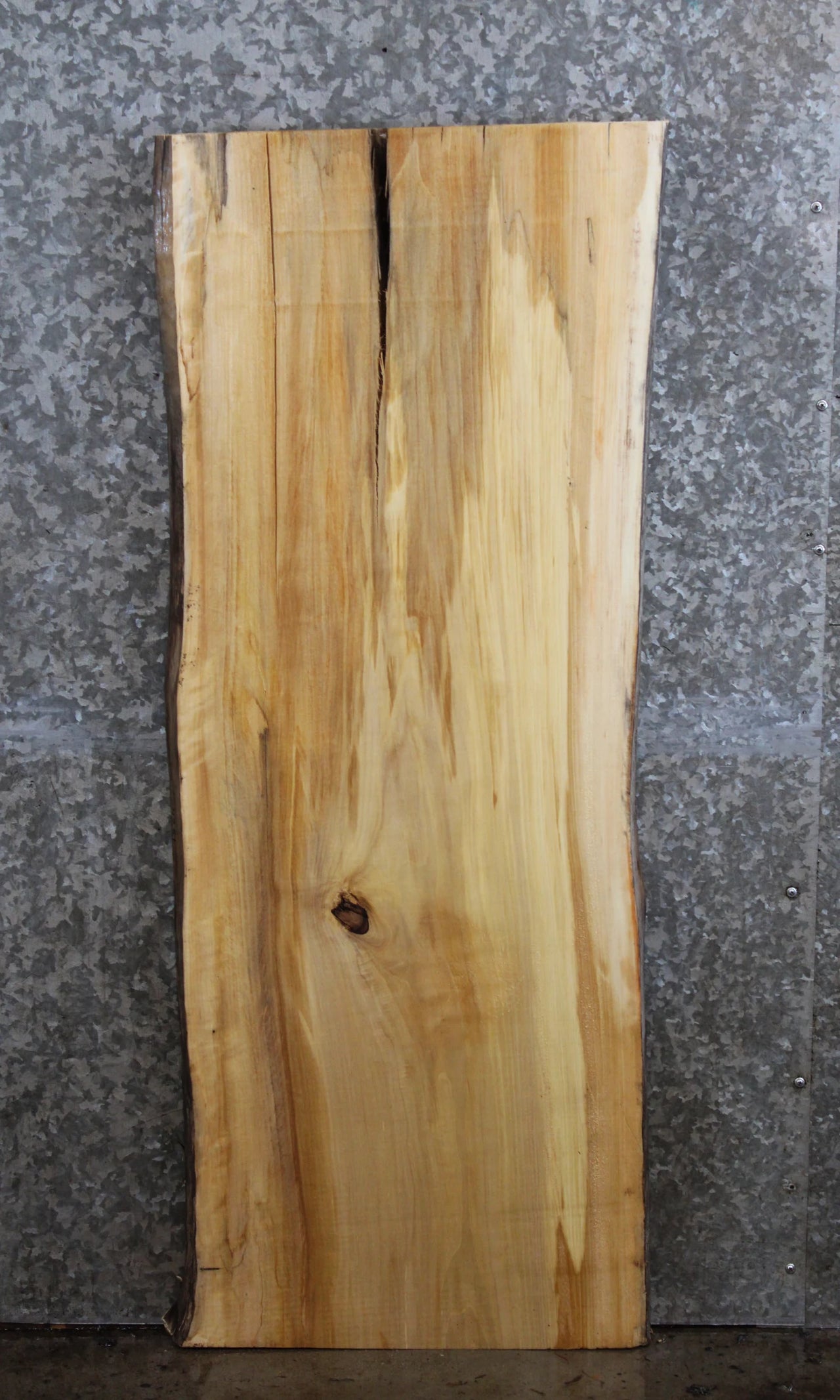 Maple Natural Edge Console Table Top/Mantel Slab 4251
